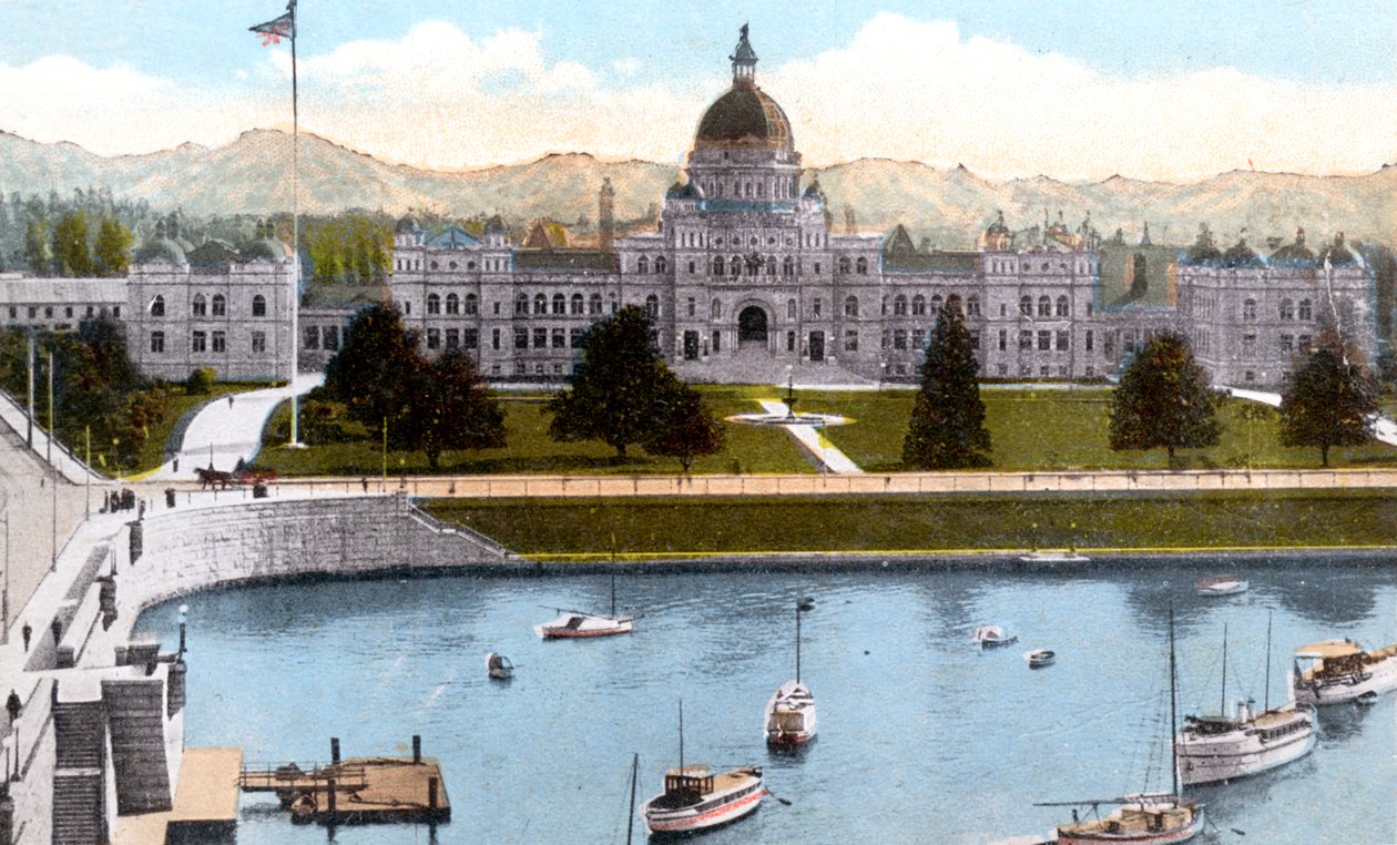 Parlamentsbygninger, Victoria, British Columbia, Canada, omkring 1900-tallet af Unbekannt