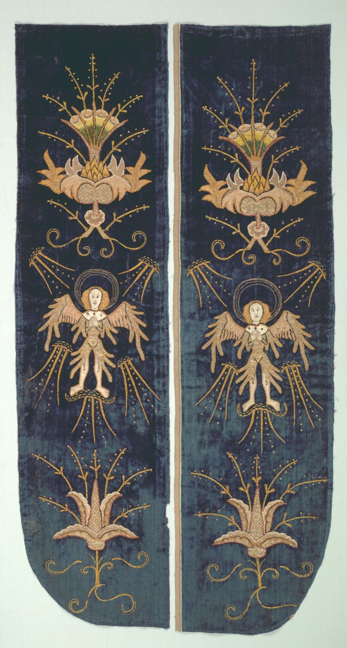 Del af en Chasuble Back, ca. 1500. af Unbekannt