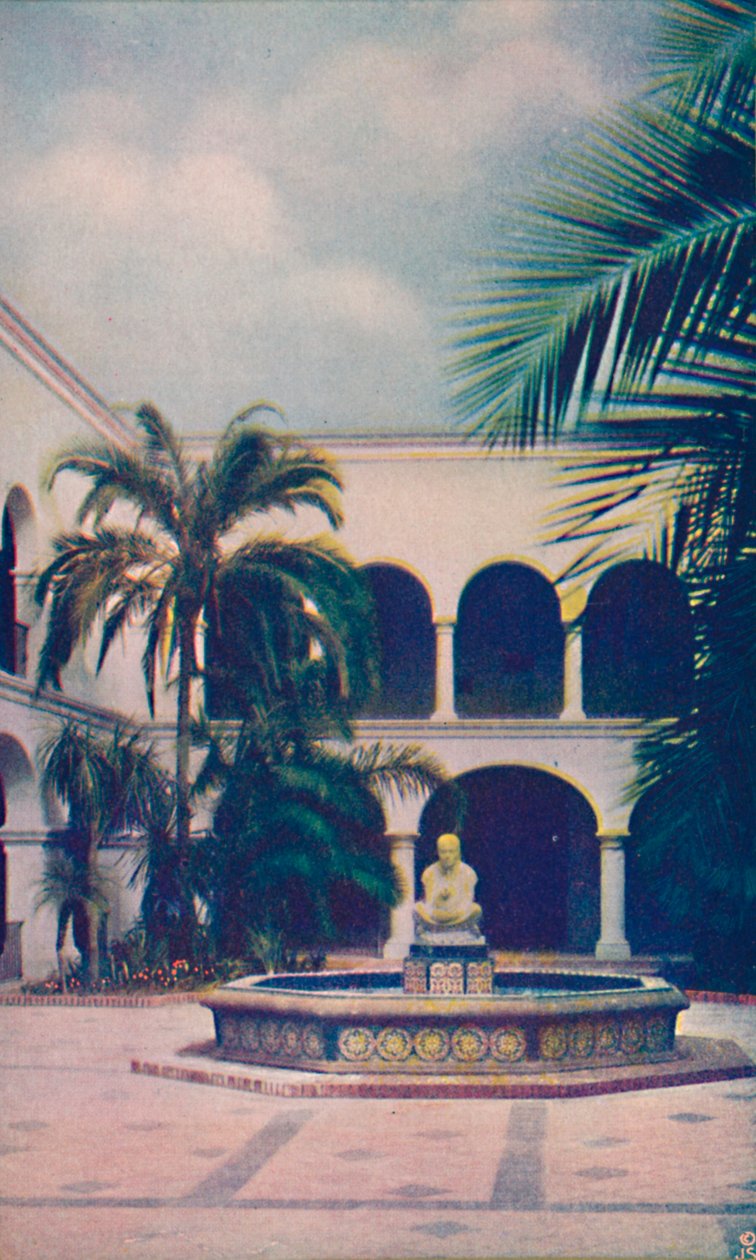 Gårdhave til House of Hospitality, c1935 af Unbekannt