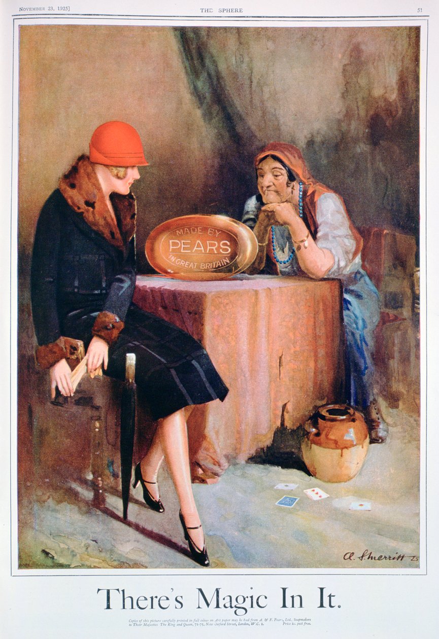 Sæbeannonce for pærer, 1925 af Unbekannt