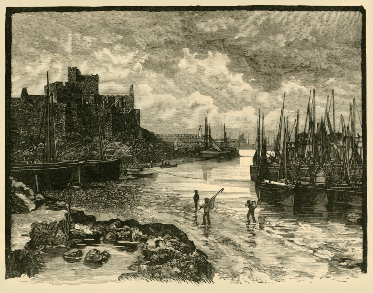 Peel Castle, 1898. af Unbekannt