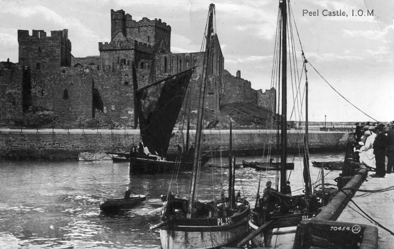 Peel castle, Isle of Man, 20. århundrede af Unbekannt