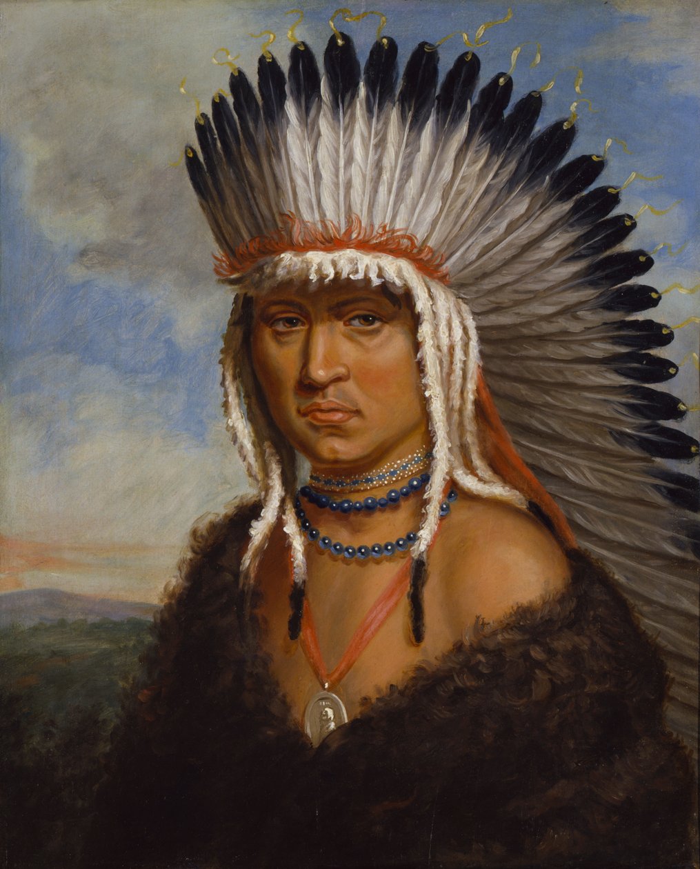 Petelesharro generøs chef, ca. 1822. af Unbekannt