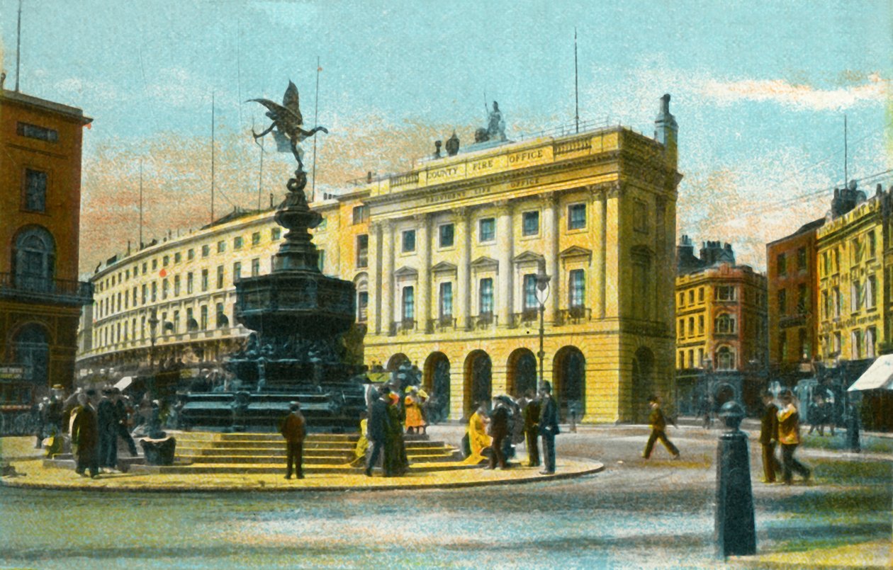 Piccadilly Circus, London, c1910. af Unbekannt