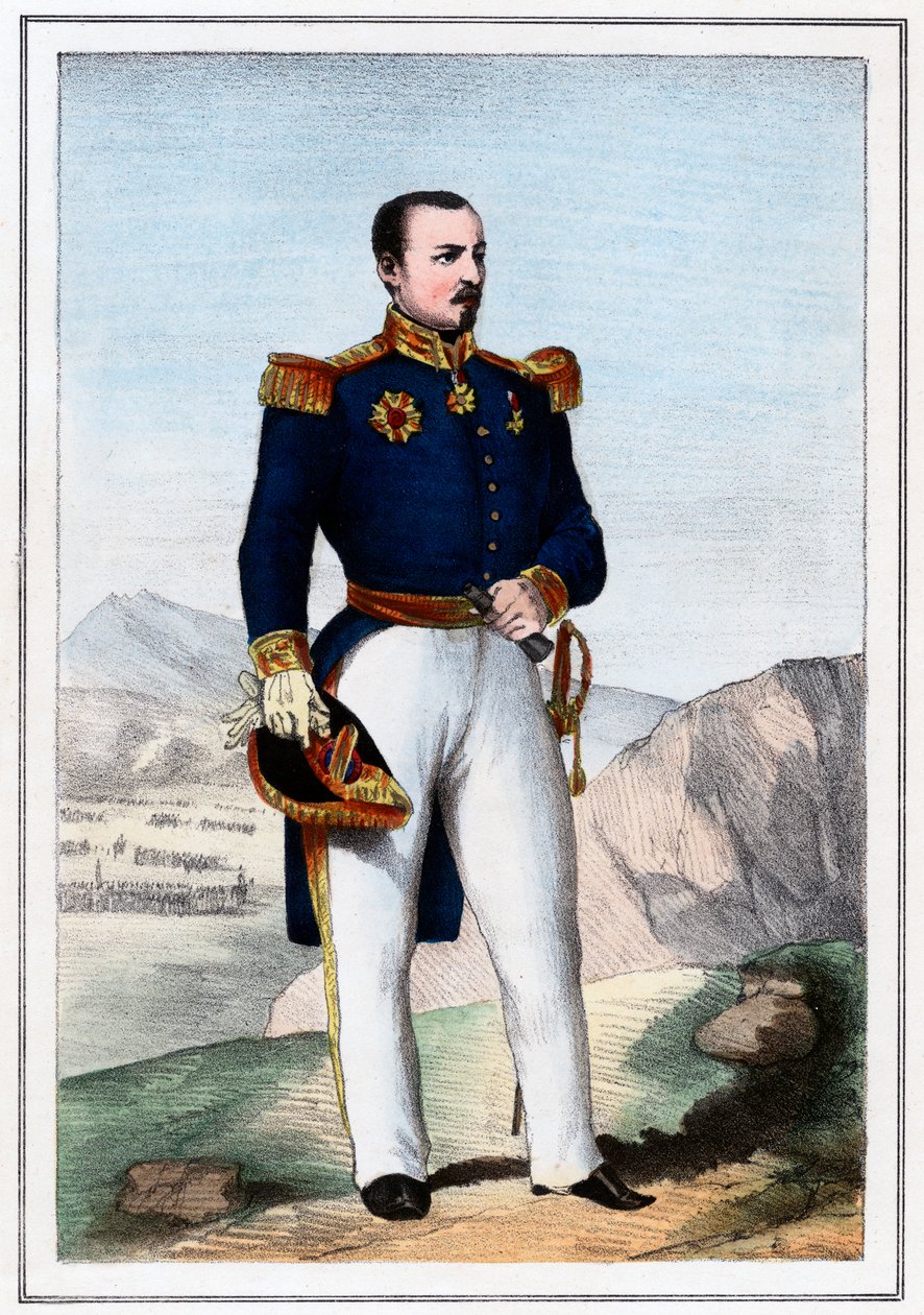 Pierre Francois Joseph Bosquet, fransk soldat, 1857 af Unbekannt