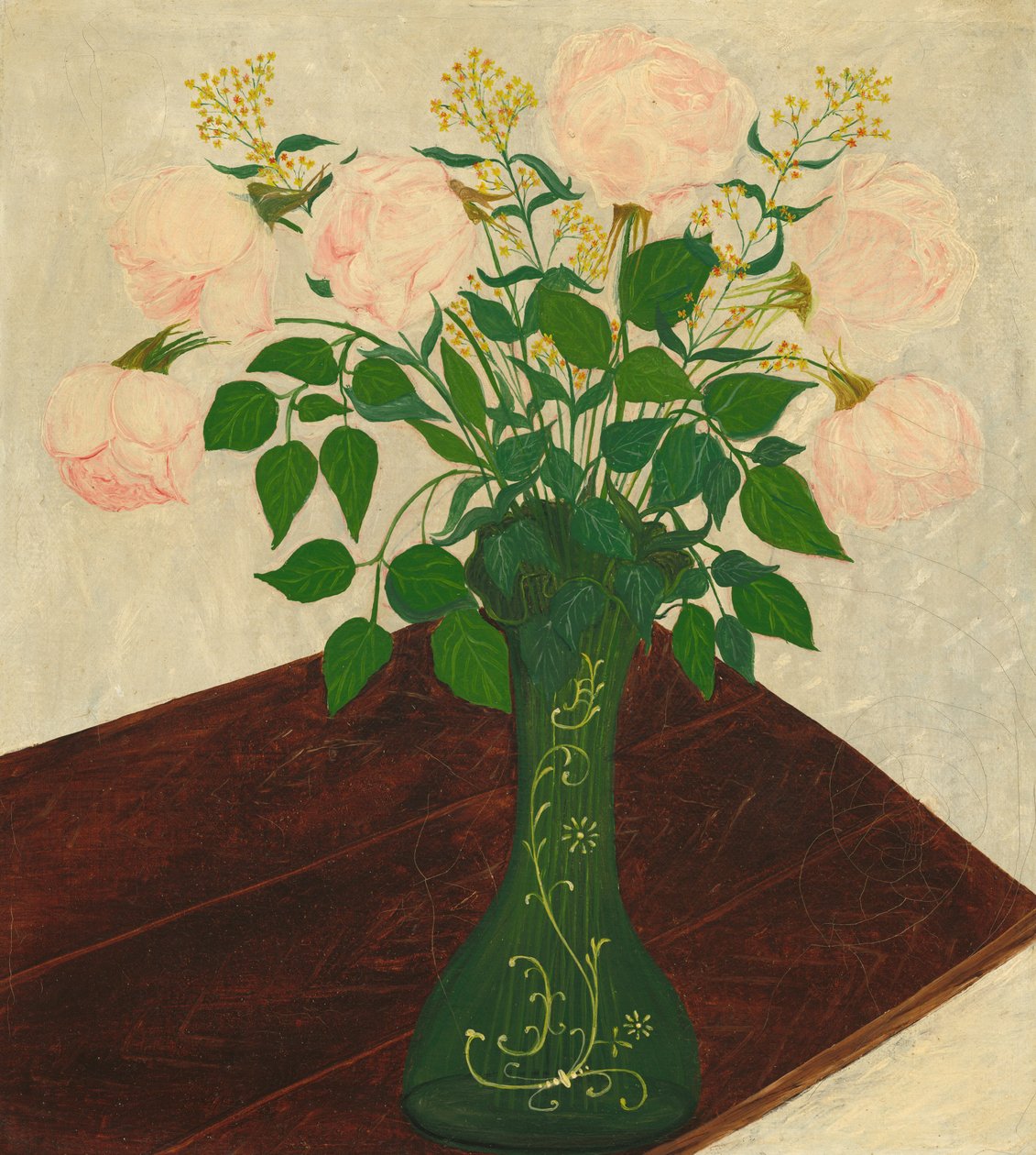 Pink Roses, fjerde kvartal 1800-tallet. af Unbekannt