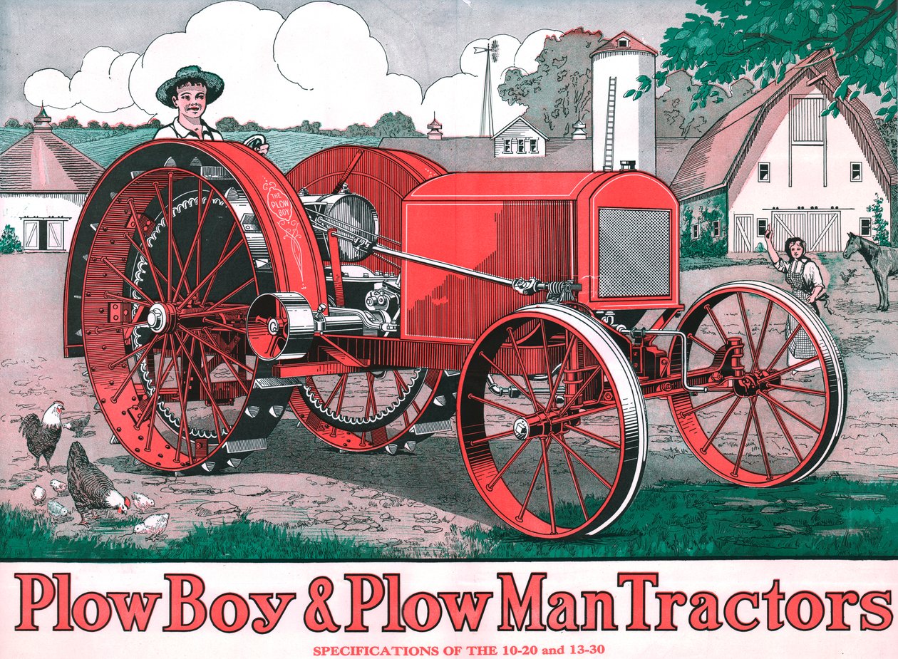 PlowBoy & PloughMan Tractors, c1916 af Unbekannt