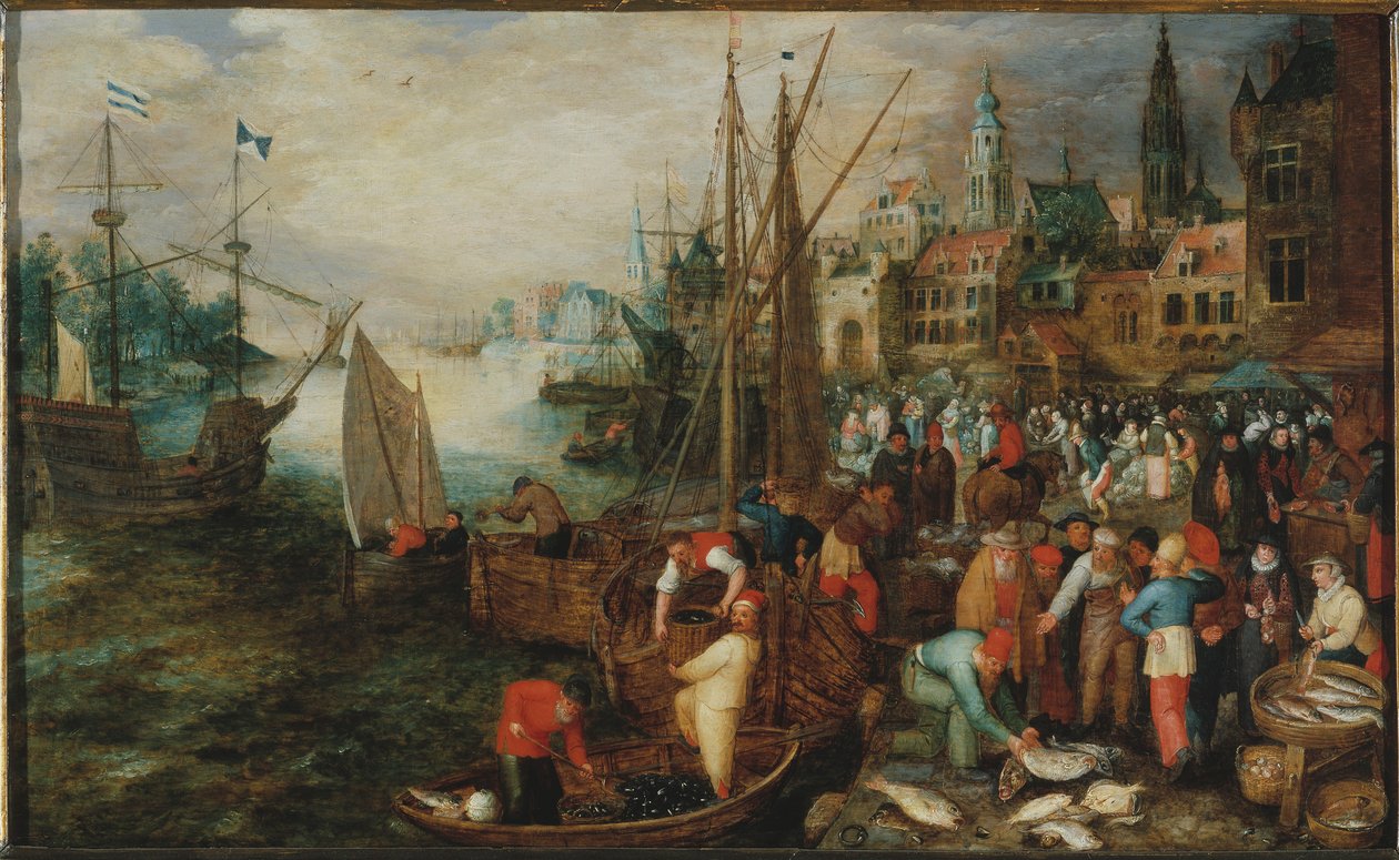 Antwerpen Havn, 1600. af Unbekannt