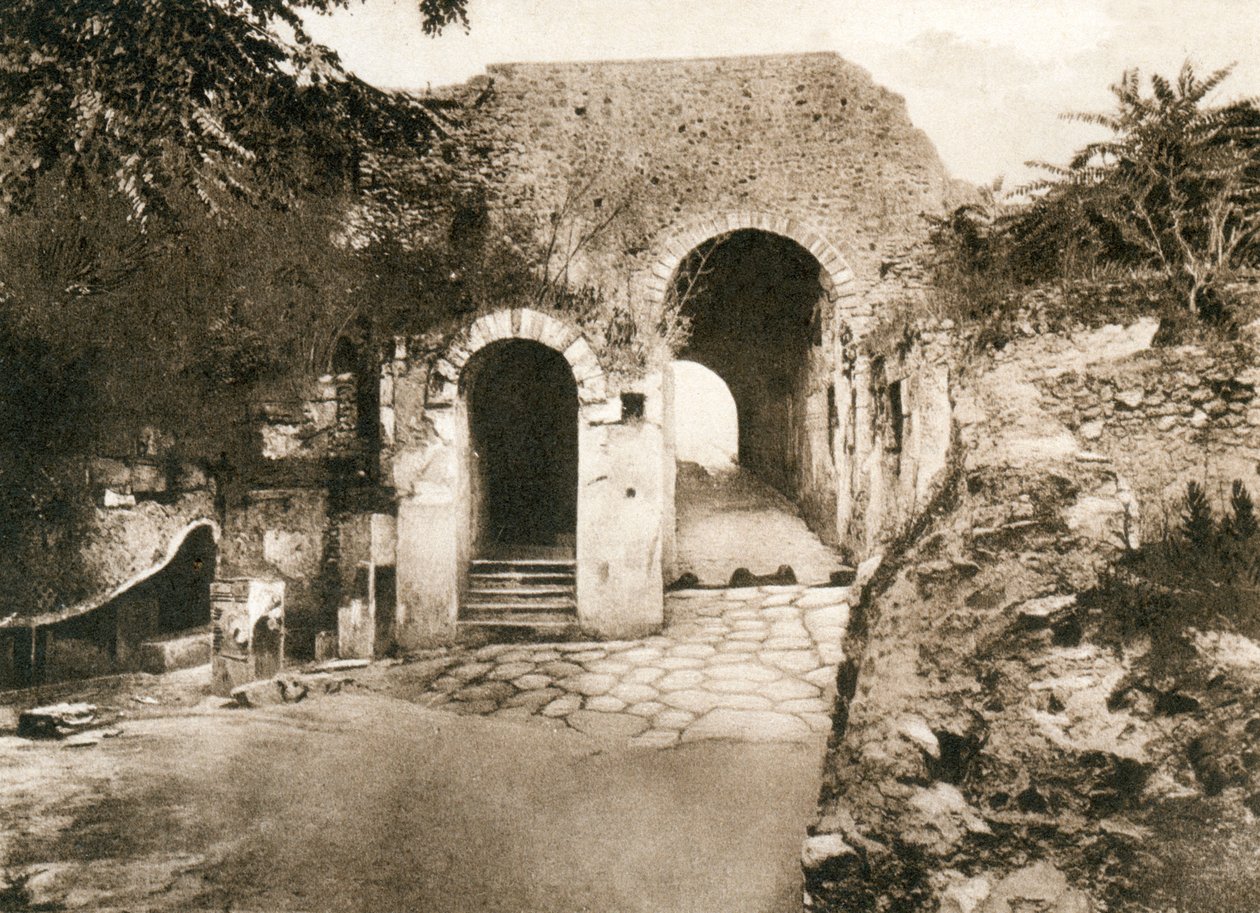 Porta marina, Pompeji, Italien, omkring 1900-tallet af Unbekannt