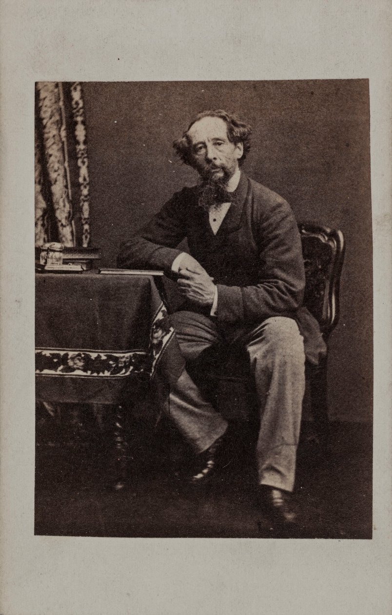 Portræt af Charles Dickens 1812-1870, 1860