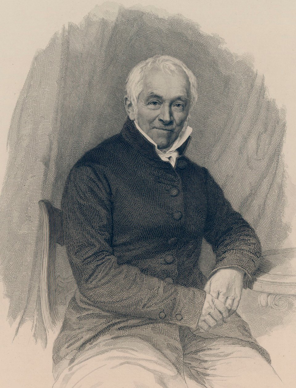 Portræt af Ernst Moritz Arndt 1769-1860. af Unbekannt