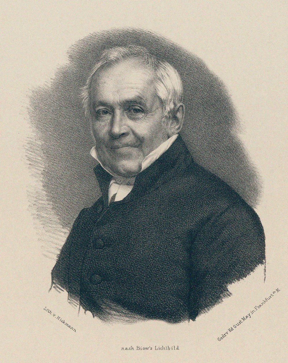 Portræt af Ernst Moritz Arndt 1769-1860. af Unbekannt