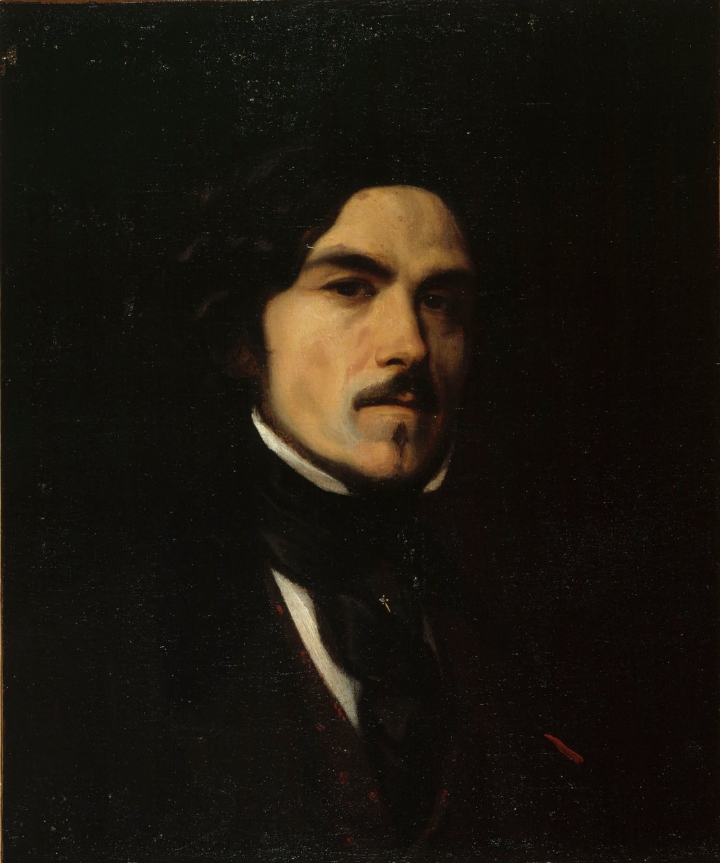 Portræt af Eugène Delacroix 1798-1863, ca. 1840. af Unbekannt
