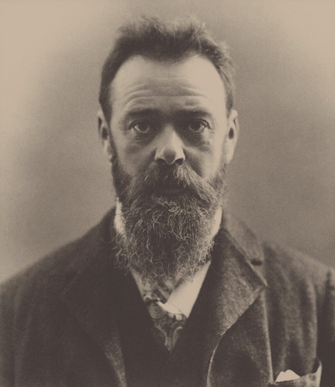 Portræt af Ferdinand Hodler 1853-1918. af Unbekannt