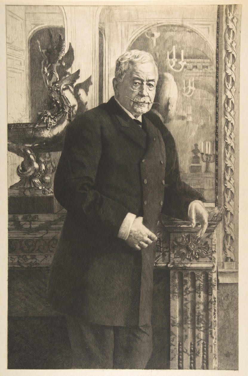Portræt af Ferdinand Lesseps, 1850-1914. af Unbekannt