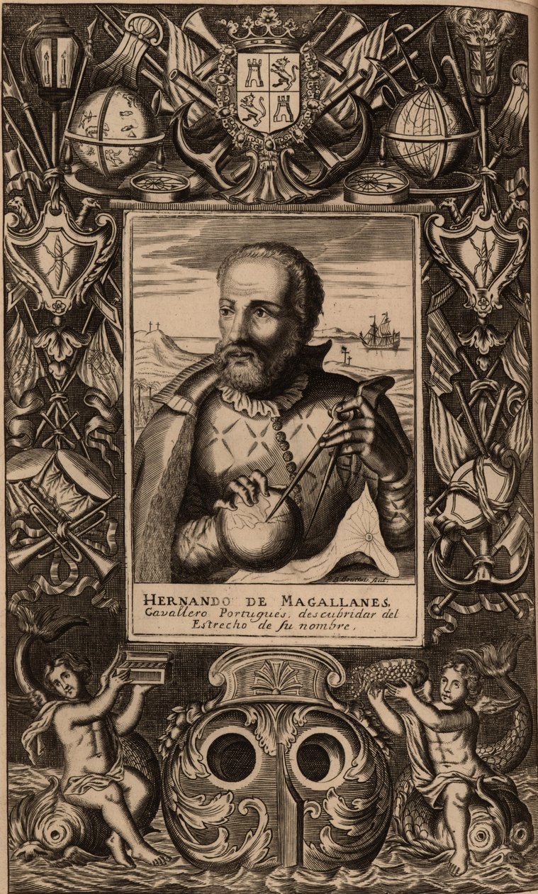 Portræt af Ferdinand Magellan 1470-1521, 1624. af Unbekannt