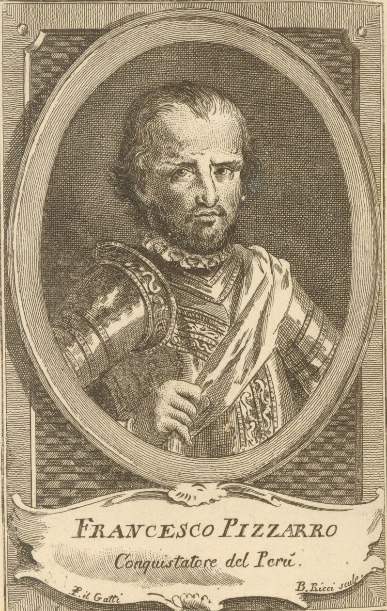 Portræt af Francisco Pizarro, 1778. af Unbekannt