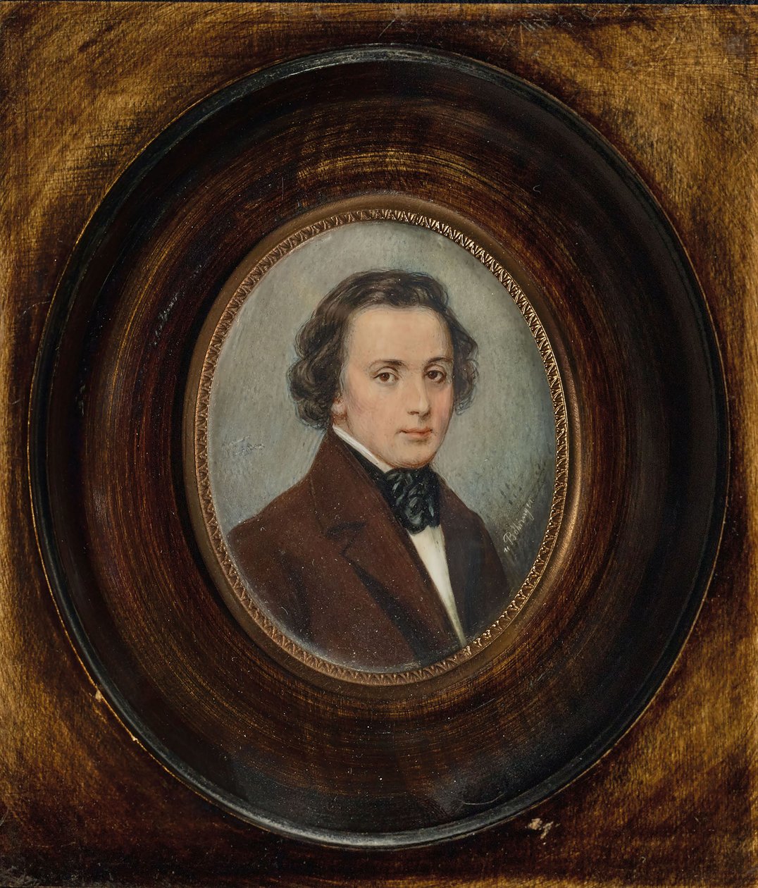 Portræt af Frederic Chopin 1810-1849. af Unbekannt