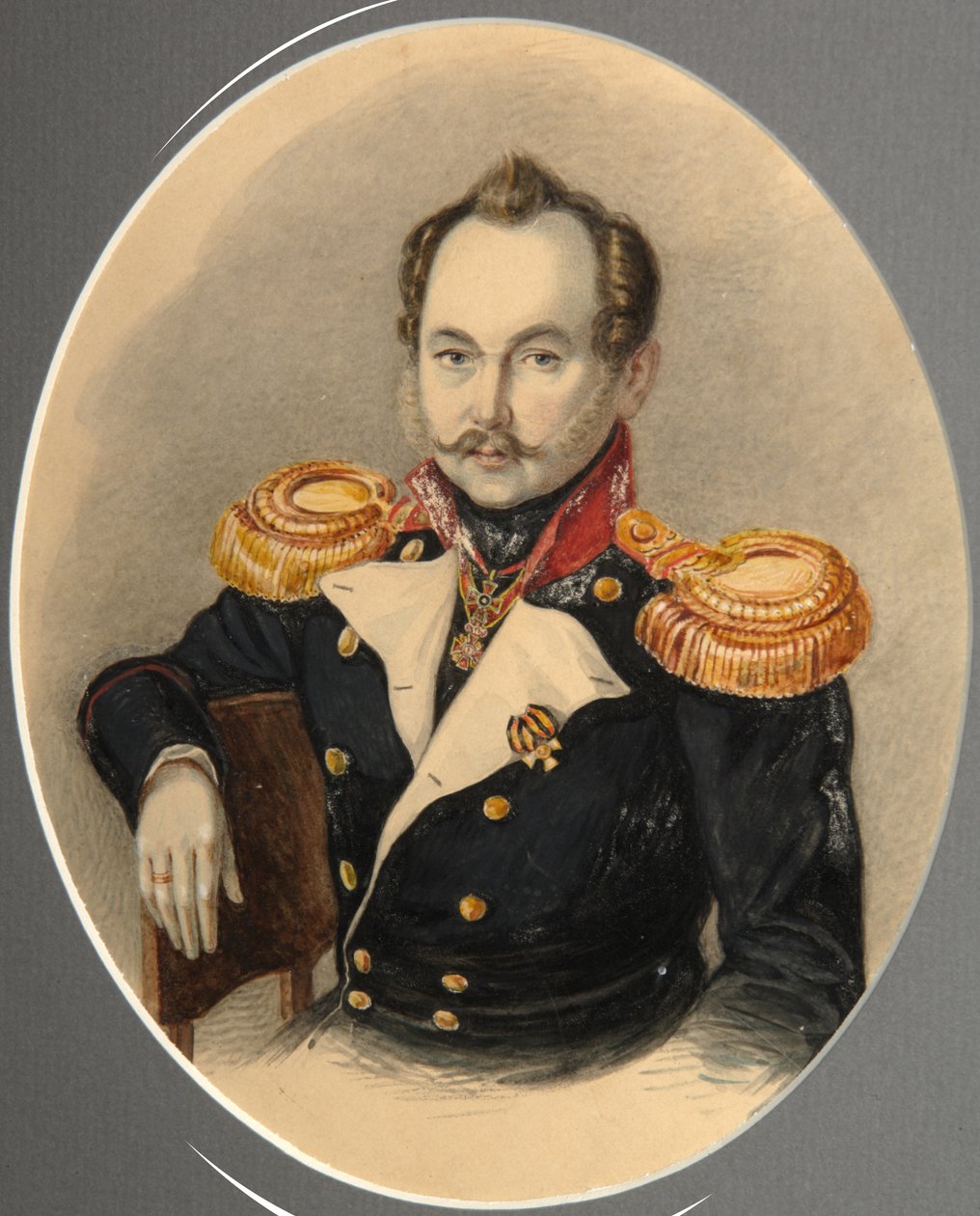 Portræt af Grigory Maximovich Rehbinder af Unbekannt