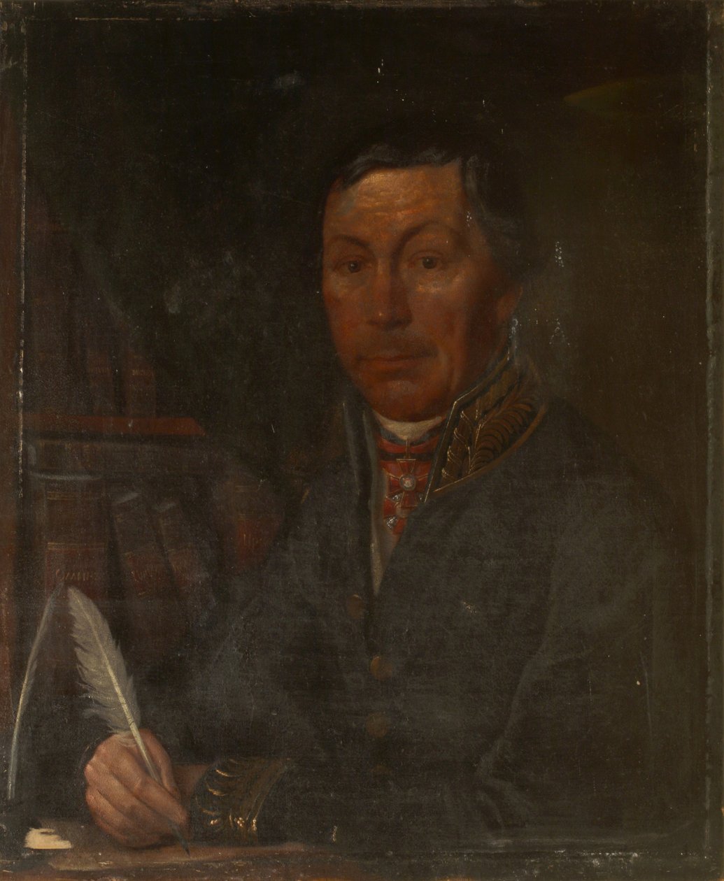 Portræt af Ivan Ivanovich Martynov 1777-1807, 1800-tallet af Unbekannt