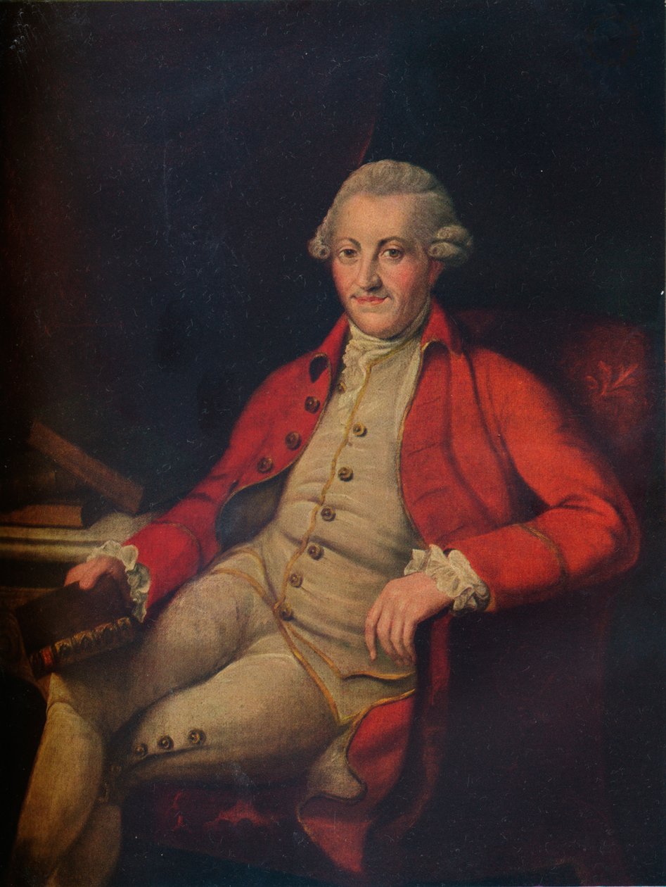 Portræt af John Zoffany, 1700-tallet, 1917 af Unbekannt