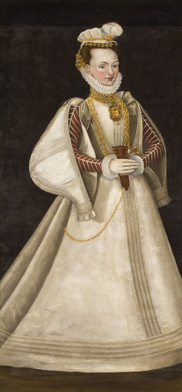 Portræt af Perchta af Rosenberg 1425-1476. af Unbekannt