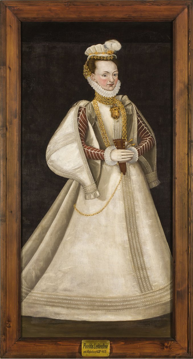 Portræt af Perchta af Rosenberg 1425-1476. af Unbekannt