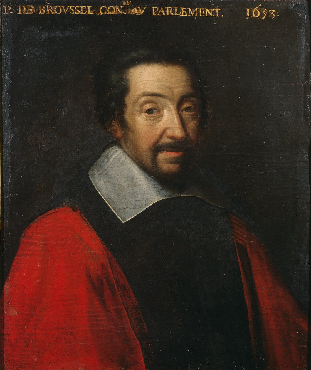 Portræt af Pierre Broussel 1576-1654, 1653. af Unbekannt