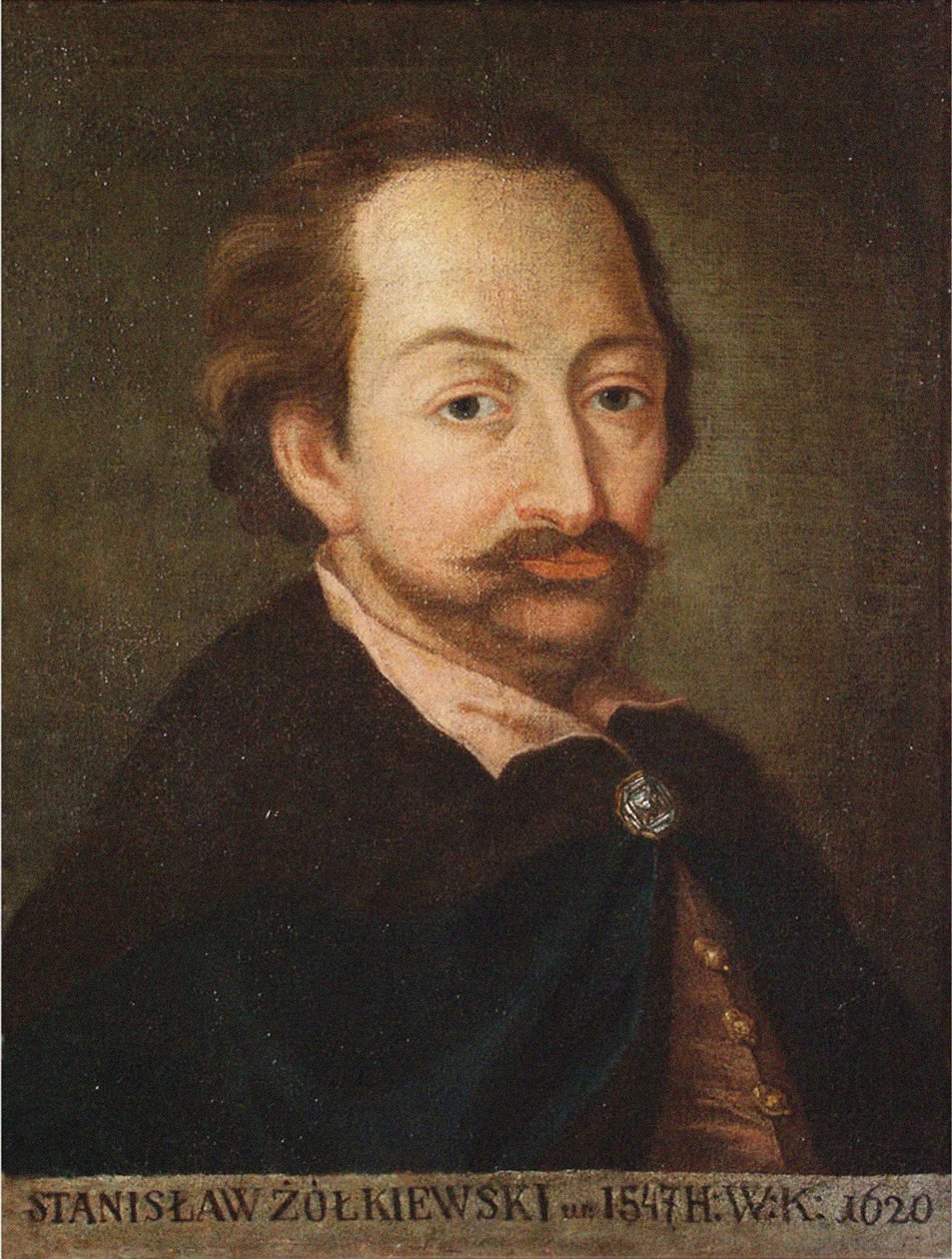 Portræt af Stanislaw Zolkiewski 1547-1620, 1618 af Unbekannt