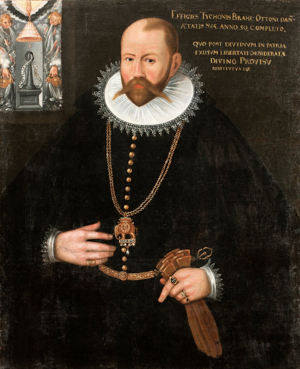 Portræt af Tycho Brahe 1546-1601, 1596. af Unbekannt