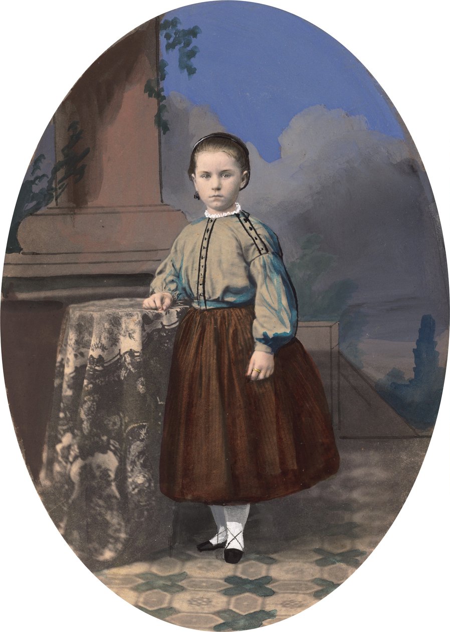 Portræt af en pige, 1860