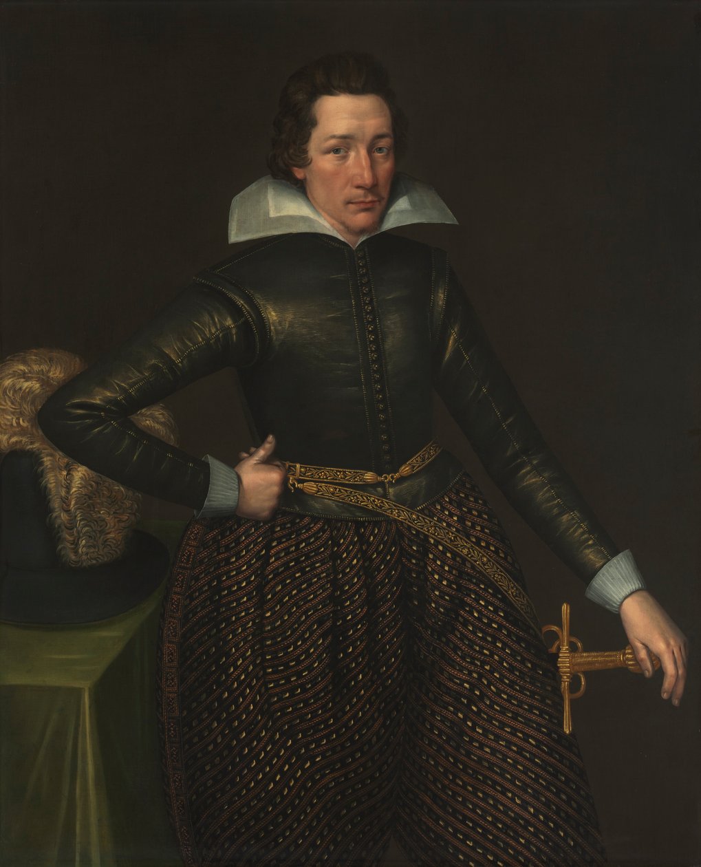 Portræt af en mand, ca. 1610. af Unbekannt