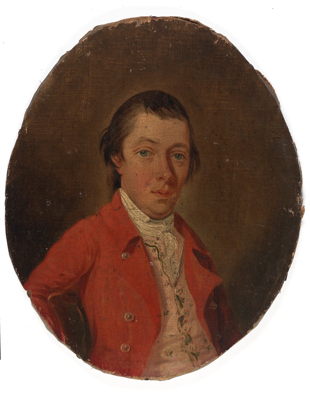 Portræt af en mand, ca. 1790. af Unbekannt
