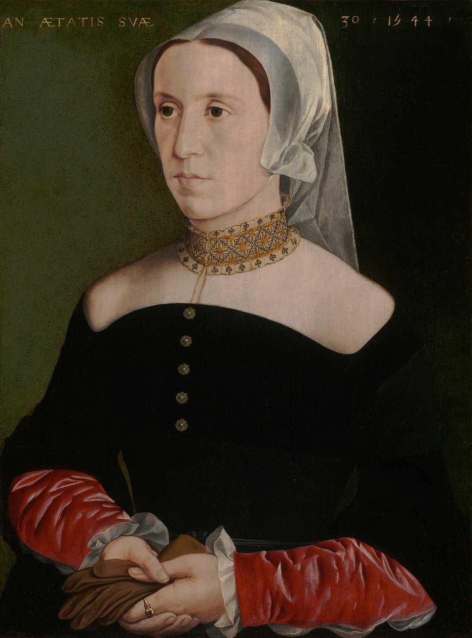 Portræt af en kvinde, 1544. af Unbekannt