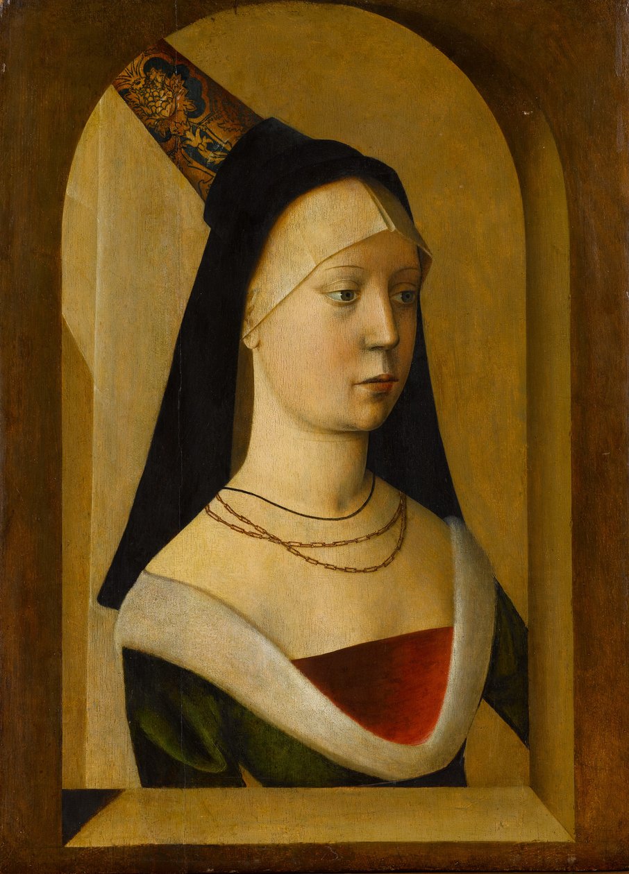 Portræt af en kvinde, ca. 1470-80. af Unbekannt