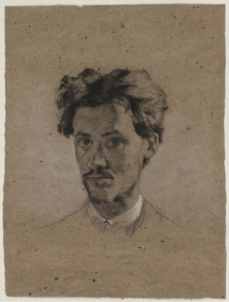Portræt af en ung mand, ca. 1865-1875. af Unbekannt
