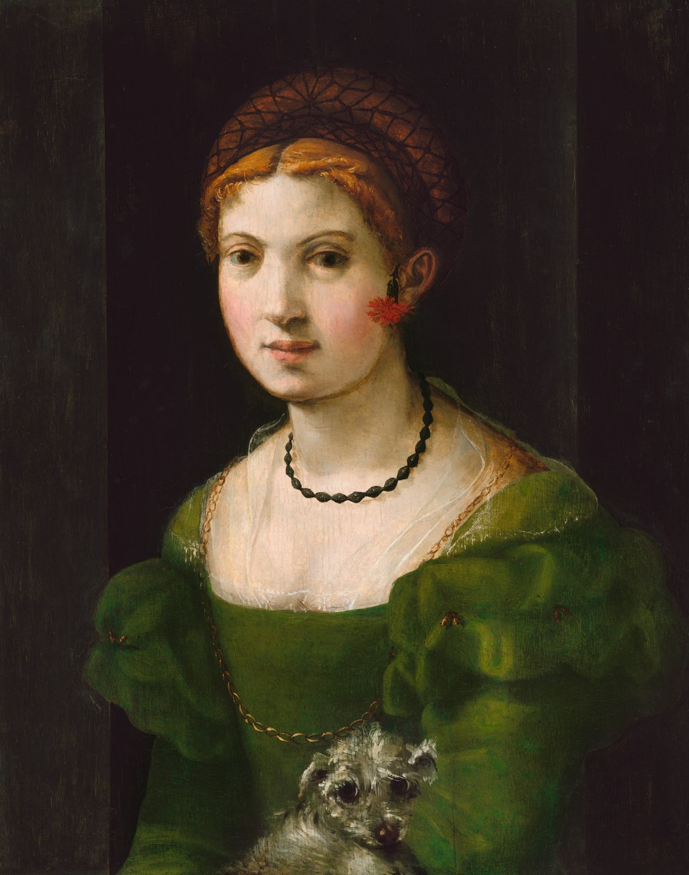Portræt af en ung kvinde, 15301540. af Unbekannt