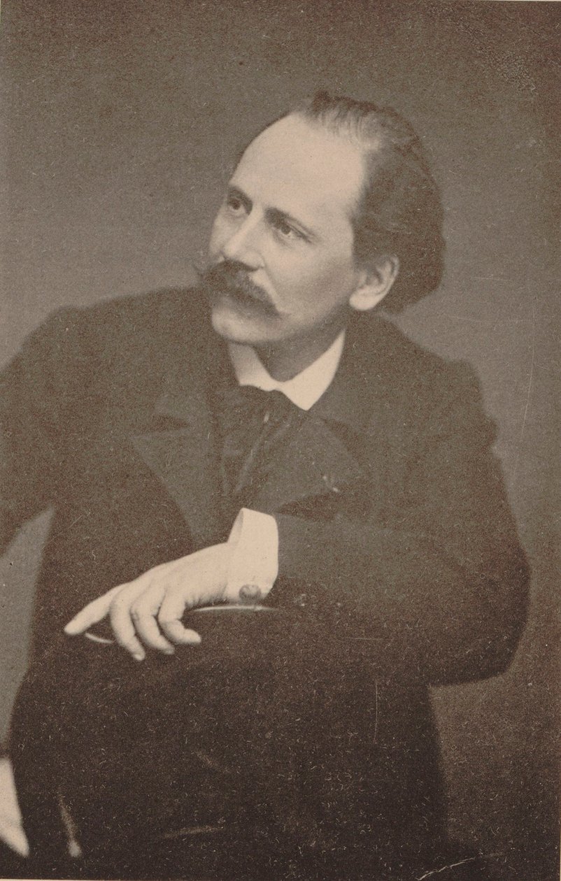 Portræt af komponisten Jules Massenet 1842-1912. af Unbekannt