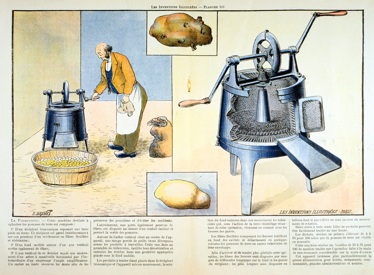 Kartoffelskræller, 1899 af Unbekannt