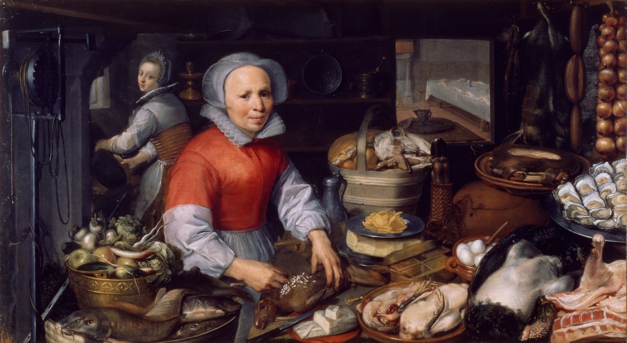 Forberedelser til en fest, 1575-1625. af Unbekannt