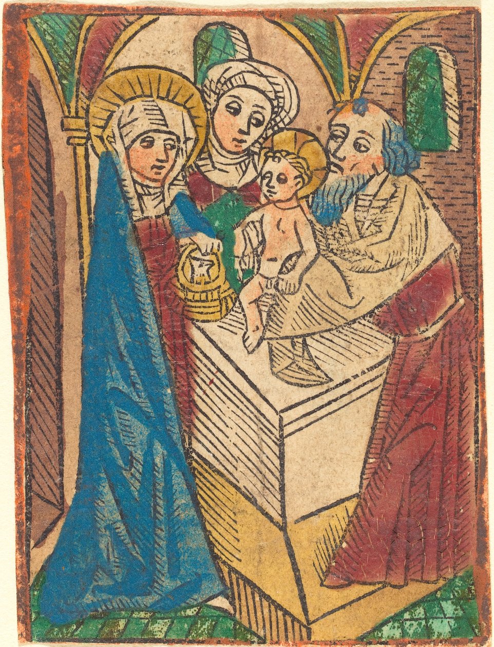 Præsentation, c. 1490. af Unbekannt