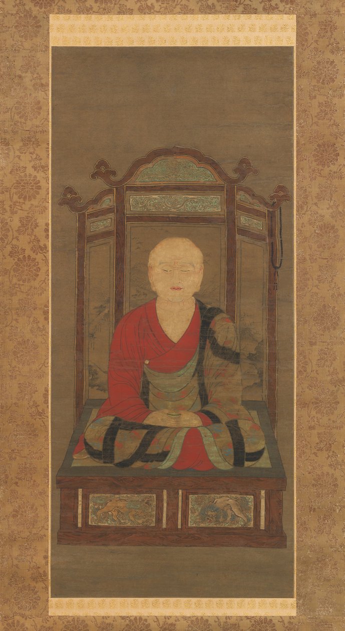 Præst i Meditation, 1400-tallet. af Unbekannt