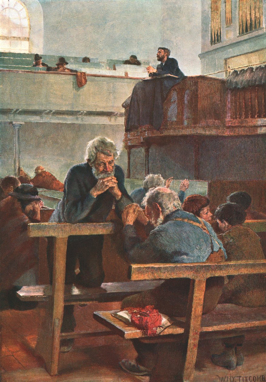 Primitive Methodists at Prayer, c1889, c1902. af Unbekannt