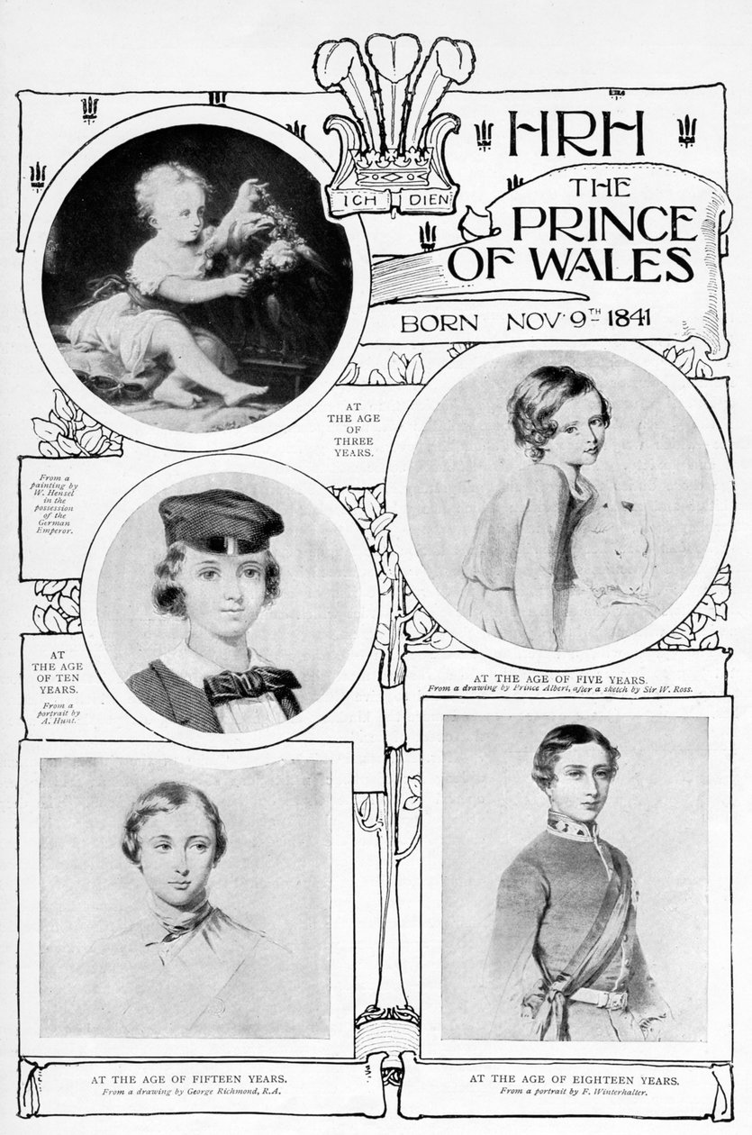 Prins Albert Edward, c1859 af Unbekannt