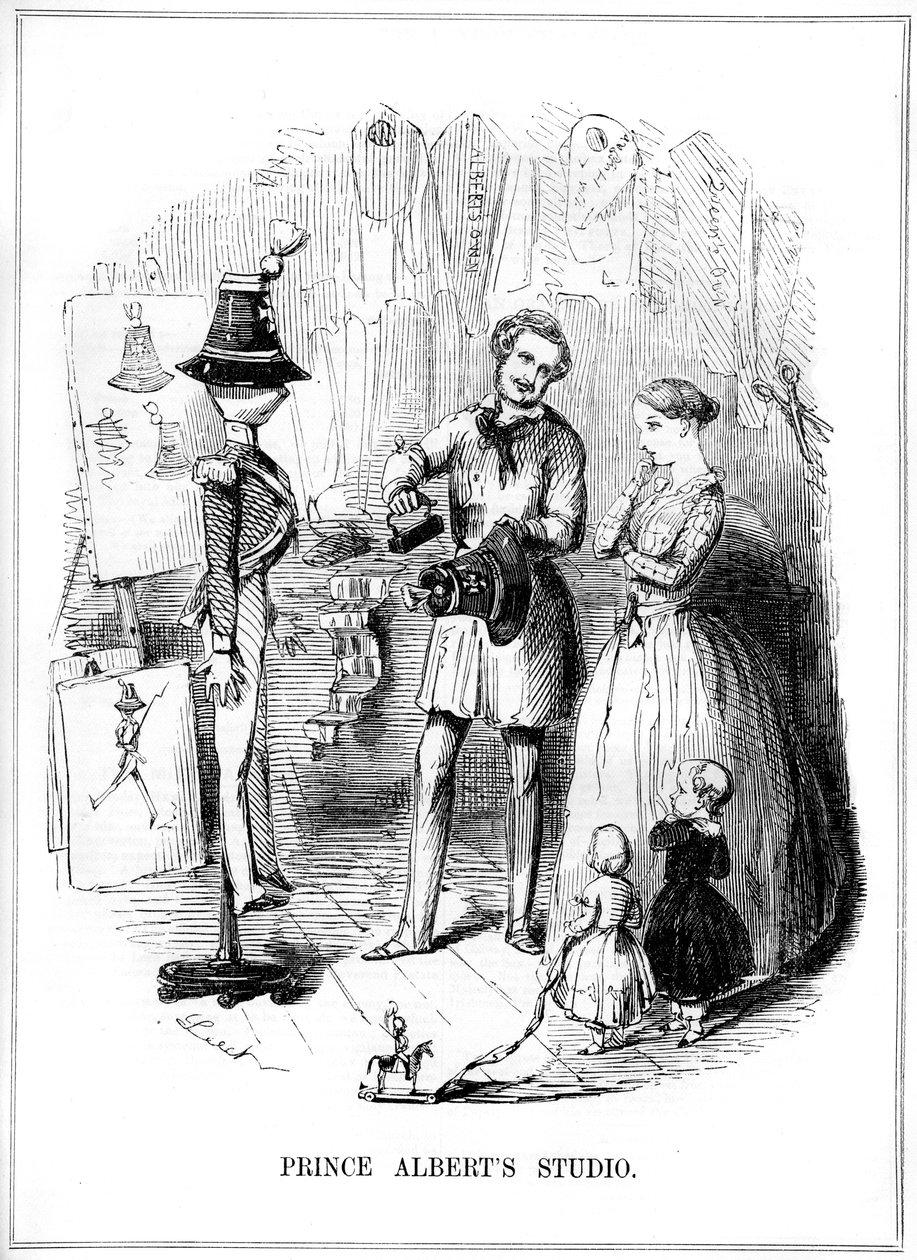 Prince Alberts Studio, 1843 af Unbekannt