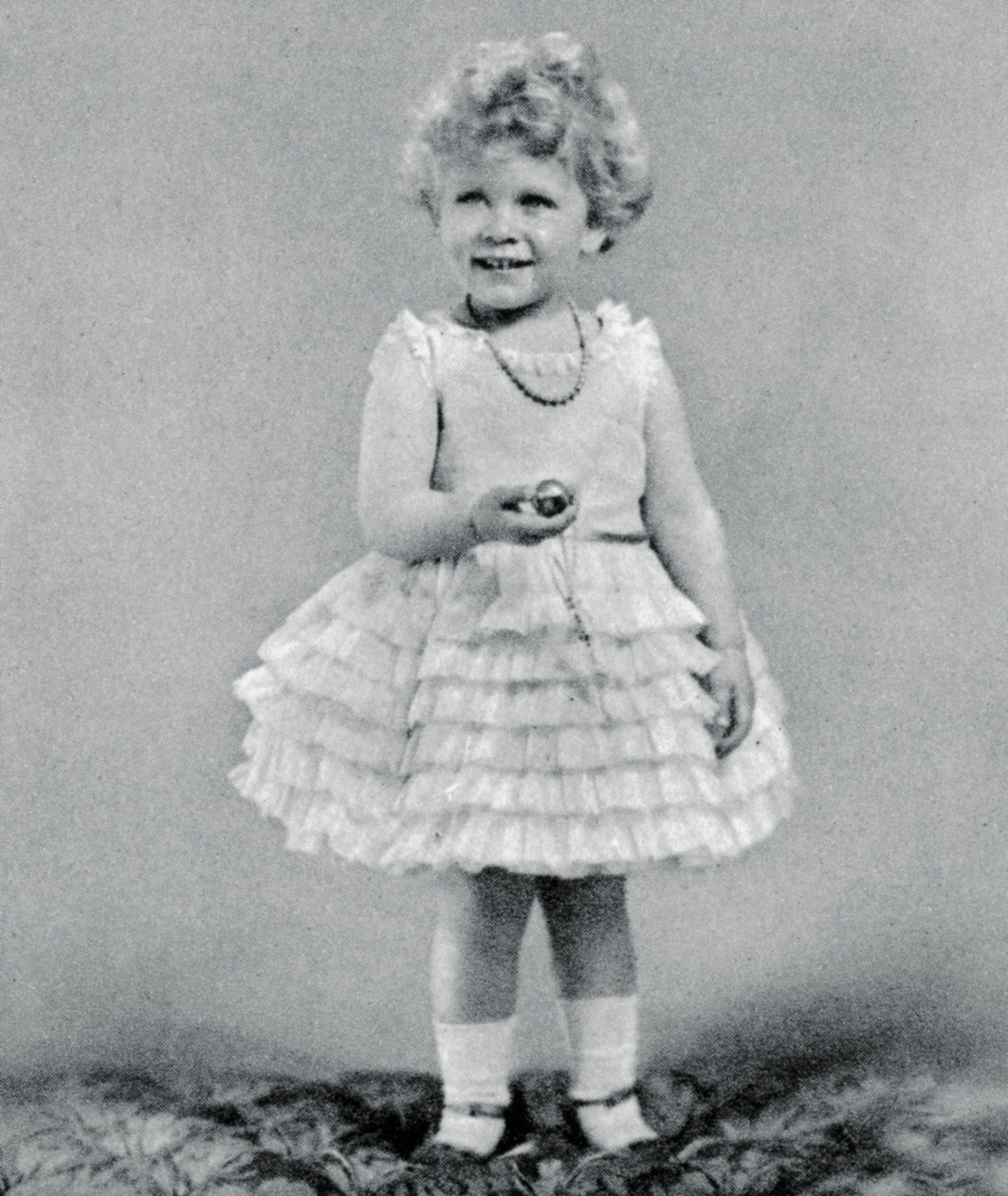 Prinsesse Elizabeth var to år gammel i 1928, 1937 af Unbekannt