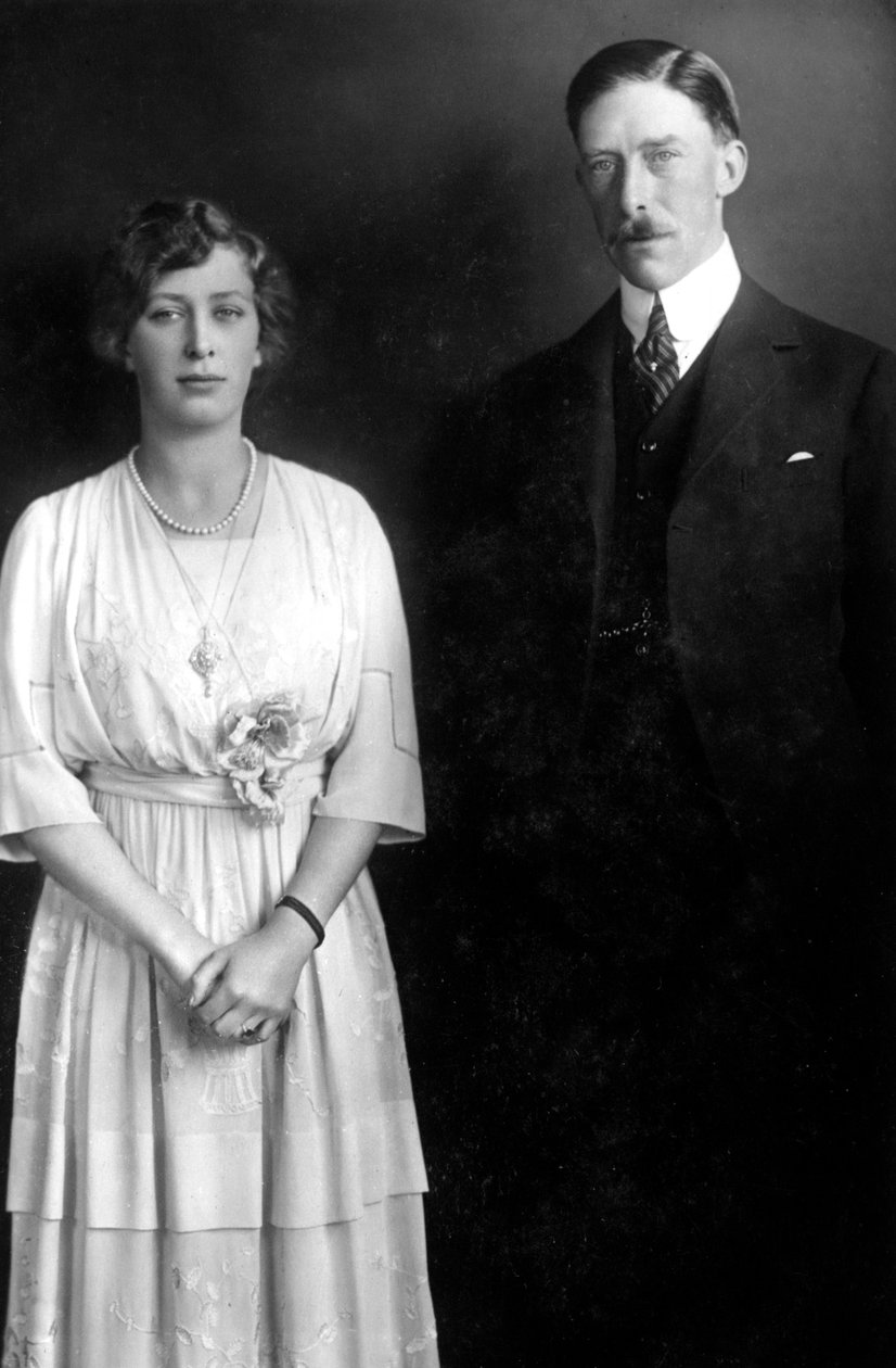 Prinsesse Mary 1897-1965 og Viscount Lascelles 1882-1947, c1920
