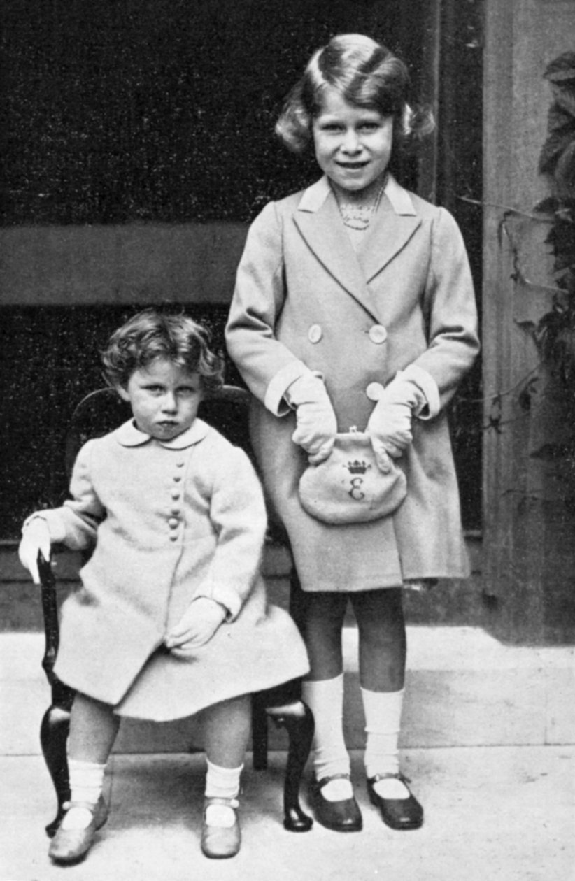 Prinsesser Elizabeth og Margaret, 1933 af Unbekannt