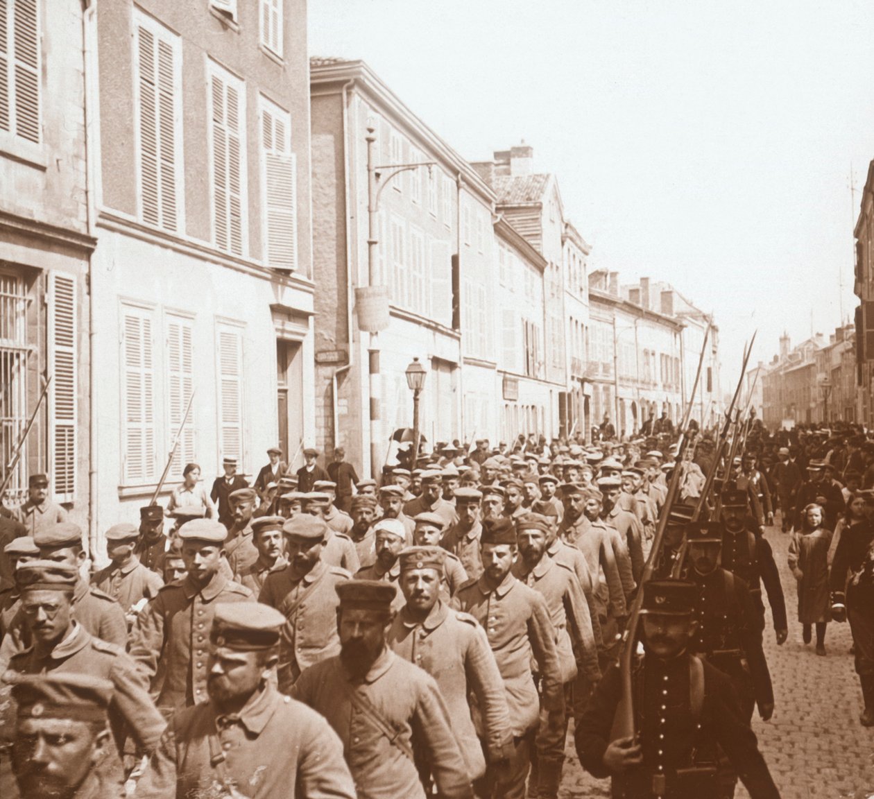 Fanger, Chalons, Nordfrankrig, c1914-c1918. af Unbekannt