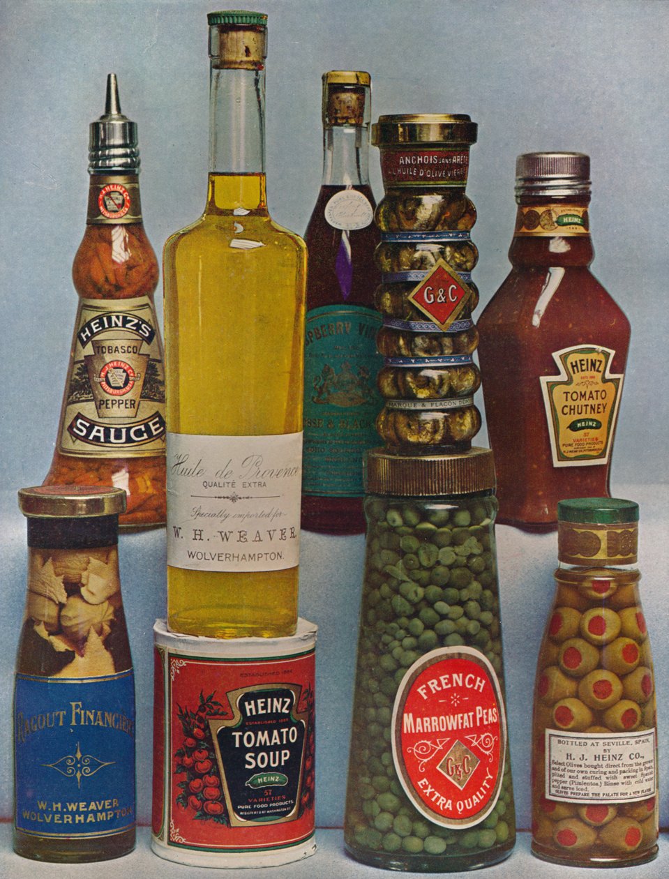 Produktetiketter, 1909. af Unbekannt